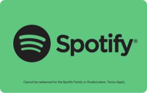 Earn free Spotify Premium gift card